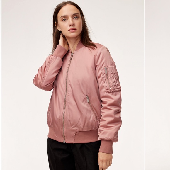 The Group by Babaton x Aritzia Gilman Bomber NWOT - Picture 3 of 9